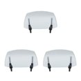 thumbnail image 3 of Transemion Riding Comfort Durable Adjustable Clip-on Motorcycle Wind Deflector Extension Spoiler Stability Easy To Install Transparent Blue 3Set, 3 of 6