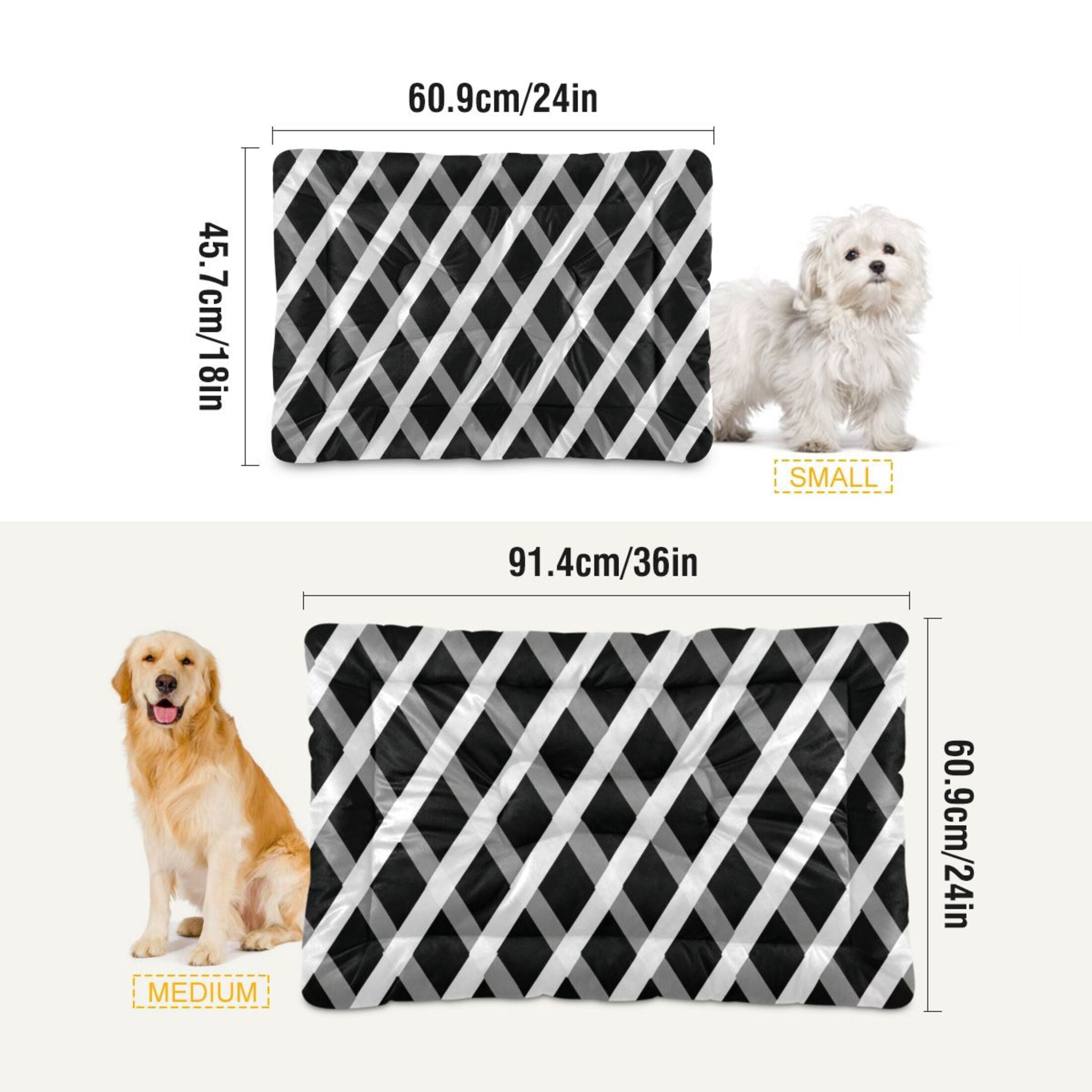 Cozy Mat Pet Bed Indoor Outdoor Warm Soft For Cat Dog Puppy(S/M) Modernist Style