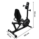 thumbnail image 5 of Sunny Fitness Bicicleta Recumbente con Brazos color Negro/ Recumbent bike with Arm Excerciser Black SF-RB4631B, 5 of 5