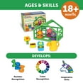 thumbnail image 6 of Learning Resources Growing Greenhouse Color & Number Playset, 12 Pieces, Ages 18 Months+, 6 of 8