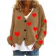 thumbnail image 2 of Puntoco Chaqueta Informal Con Botones Y Estampado De Moda Para Mujer, 2 of 4