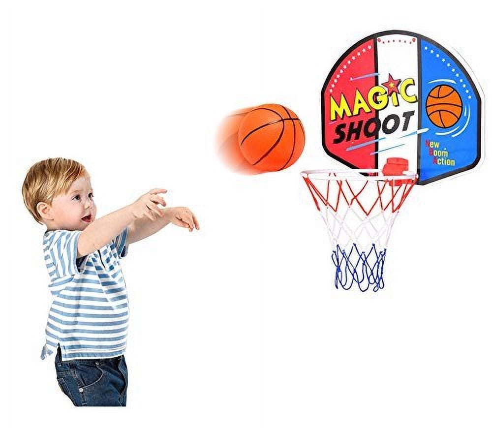 PlayWorld Alley-Oop! Magic Shot Basketball Hoop Set With Ball And Pump