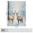 thumbnail image 4 of ARISTURING Deer Throw Blanket, Adorable Super-Soft Extra-Large Deer Blanket for Girls, Boys, Adults, Teen, Kids, and Children, Cute Winter Blanket Warm and Cozy Throw for Bed, Crib or Couch, 4 of 6