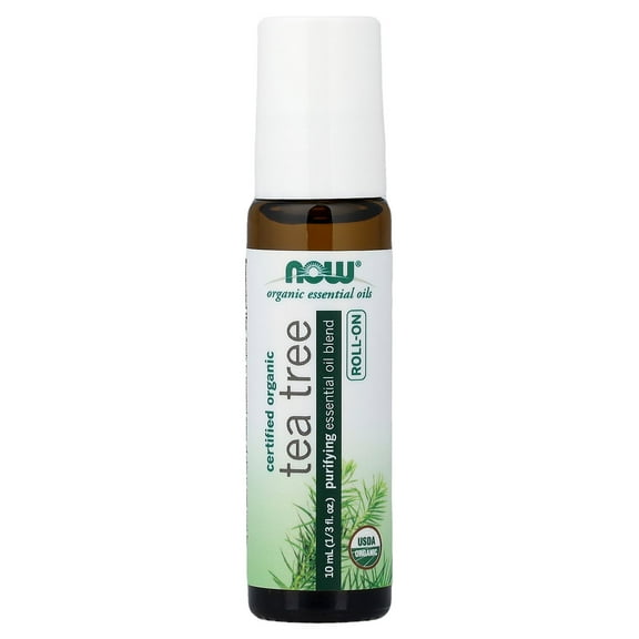 Now Foods Organic Tea Tree Essential Oil 10 mL Roll-on