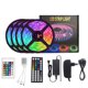 thumbnail image 1 of Tira de luces LED Tiras de luces inteligentes de 50 pies con control remoto, luces LED Rgb 5050 para dormitorio, luces que cambian de color de sincronización de música para fiesta en la habitación Ormromra Lámparas, Focos y Led, 1 of 7