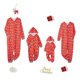 thumbnail image 1 of Pijamas familiares navideños a juego, pijamas familiares con estampado de luces de hadas, pijamas navideños con cremallera frontal., 1 of 8