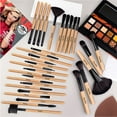 thumbnail image 4 of Portable 32-Piece Makeup Brush Set: Extremely convenient for traveling, business trips, and outdoor makeup touch-ups., 4 of 6
