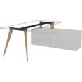 thumbnail image 1 of Lorell LLR16224 Relevance Wood Frame for 30 in. L-Shape Desk, Natural, 1 of 1