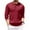 Red_S04^5827, variant on Fabrcox Mens Long Sleeve Polo Shirts Fall Button Collared Long Sleeved T Shirts Casual Solid Color Basic Lightweight Tops Shirts,Red 2XL