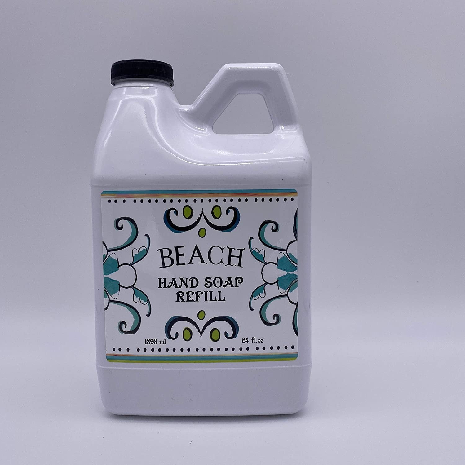 La Tasse Beach and Sweet Orange Soap Refill 64 Fl Oz./1 Plastic Bottles