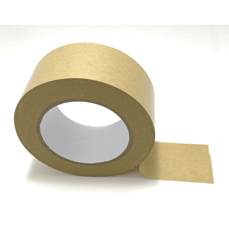 Brown Paper Tape 2inch X 55 Yd Adhesive,3 Writable Brown Shipping