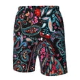 thumbnail image 4 of Pofeuu Paisley Prin Men's Swim Trunks Quick Dry Bathing Suit Swimming Board Shorts Mesh Lining Beach Swimwear-Medium, 4 of 6