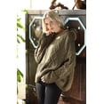 thumbnail image 3 of Simply Couture Women's Plus Size Loose Oversized Chunky Cable Knit Solid Crewneck Sweater, 3 of 5