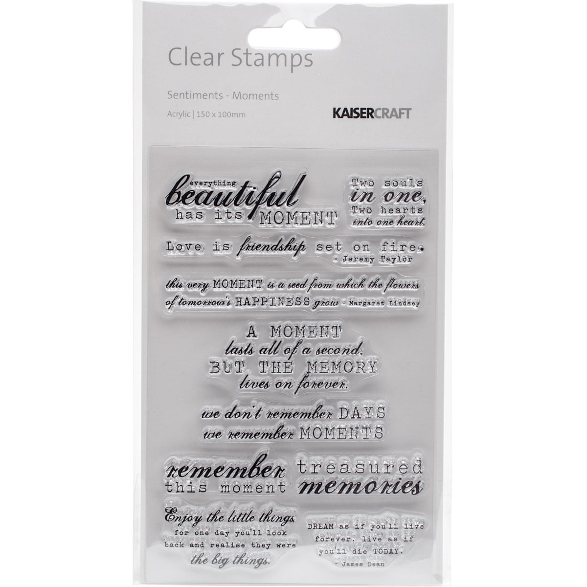 KaiserCraft Postmarks Clear Stamp ~ Texture Men Vintage Post Travel