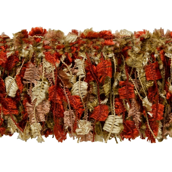 Expo Int'l 5 Yards of Confetti Cut Fringe - Cinnamon Multi