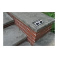 thumbnail image 3 of Maxsa - Lampe Murale/sur Pied - DEL - à Énergie Solaire - Acier Inoxydable (Lot de 4), 3 of 3