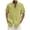 Yellow, variant on fartey Men Plus Size Cotton Linen Shirts 2023 Summer Short Sleeve Lapel Blouses Solid Color Button Down Casual Tshirt, S-5XL