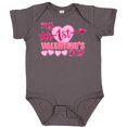 thumbnail image 3 of Inktastic My First Valentine's Day with Pink Heart and Arrow Boys or Girls Baby Bodysuit, 3 of 5