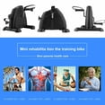 thumbnail image 6 of Portable Fitness Pedal Stationary Under Desk Indoor Exercise Machine Bike for Arms, Legs, Physical Therapy with LCD Display Calorie Counter by Wakeman, 6 of 12