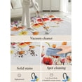 thumbnail image 5 of Pastoral Wild Flowers Area Rug for Bedroom 3x5 Ft Floral Plants Leaves Farmhouse Super Soft fuzzy Throw Rug Non-Slip Fluffy Plush Indoor Floor Carpet for Living Room Nursery Home Decor, 5 of 8
