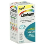 Centrum Specialist Adult Vision Multivitamin Tablets, 120 Ct
