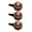 Ebony, variant on jiaroswwei Wooden Essential Oil Diffuser Round Ball Aromatherapy Diffuser Natural Walnut Passive Oil Diffuser for Home Car Yoga Hall SPA