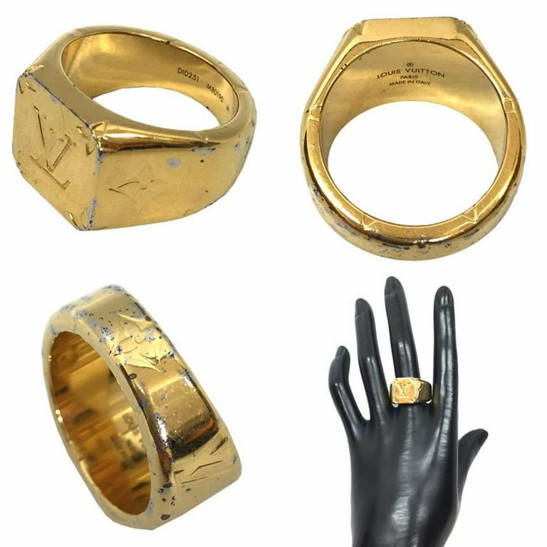 Pre-Owned Louis Vuitton LOUIS VUITTON Signet Ring M80190 Men's M