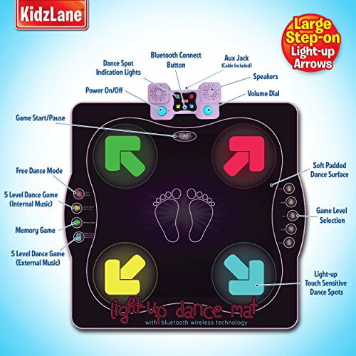 Light Up Dance Mat Arcade Style Dance Mat With Built In Music