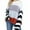 Gray, variant on Herrnalise Women's Knitted Crop Tops Fashion Long Sleeves Round Neck Color Matching Loose Tops Blouse Knitted Sweater Pullover Jumper Sweaters