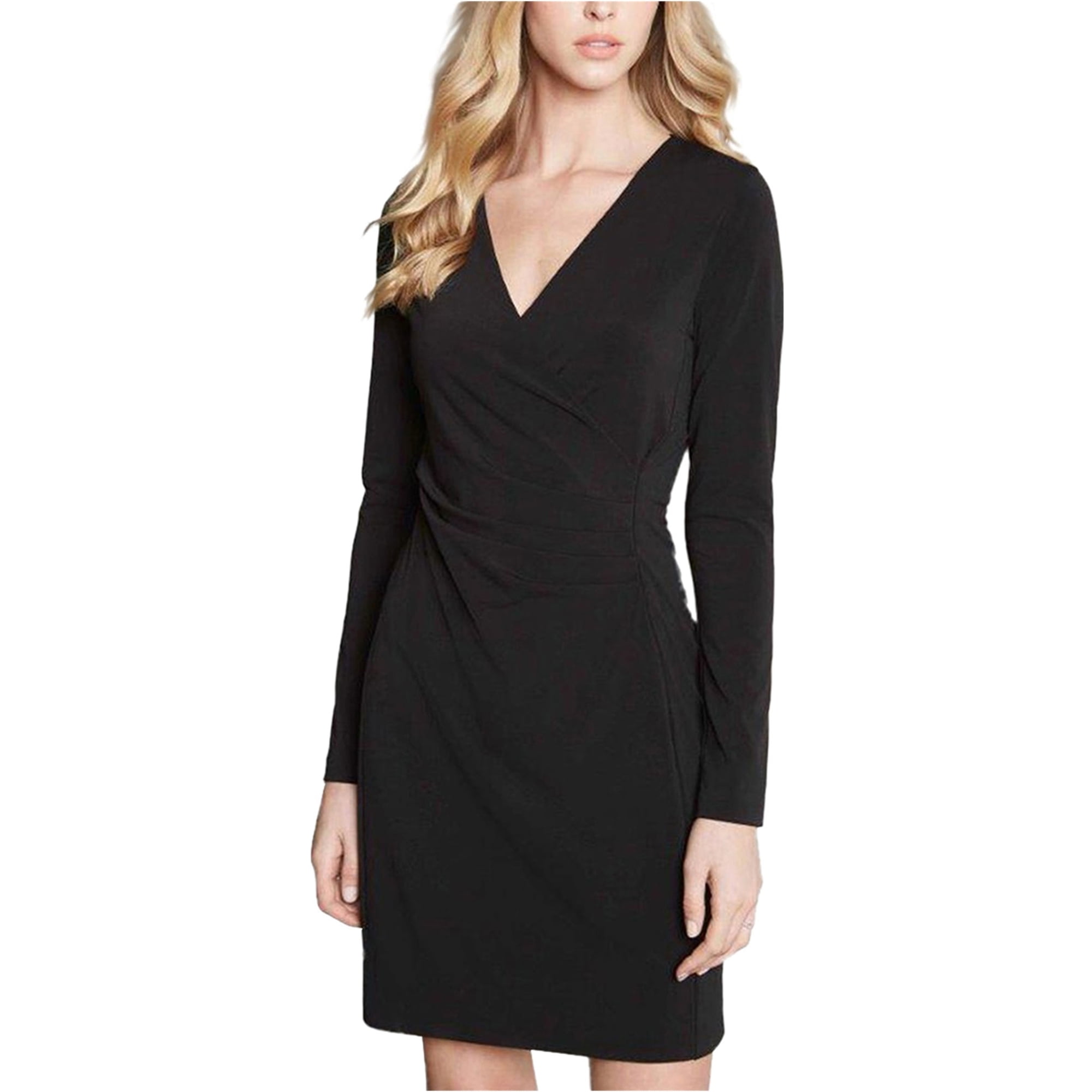 Karen Kane Womens Faux-Wrap Sheath 