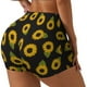 thumbnail image 1 of Fotbe Sunflowers Shorts Sin Costuras – Shorts Deportivos de Cintura Alta para Mujer, Elásticos para Gimnasio, Yoga, Running o Ciclismo-Large, 1 of 8