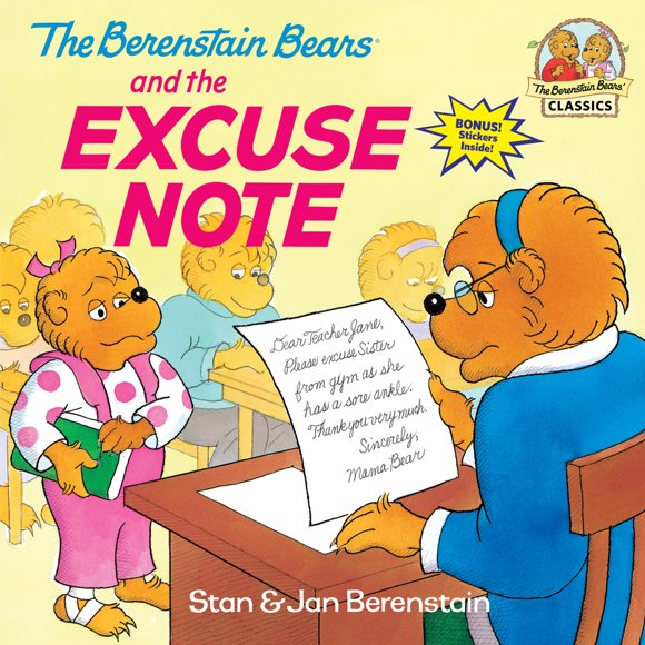 Pre-Owned The Berenstain Bears and the Excuse Note (Paperback) 0375811257 9780375811258