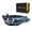 Paint to match, variant on For Scion tC 2014 2015 2016 OEM Headlight Driver Side | Lens & Housing | Clear Lens | With Projector | Black/Chrome | Replacement For SC2518109 | 191275281024, 8117021180