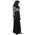 thumbnail image 4 of Bimba Ladies Maxi Muslim Abaya Rayon Dress Jilbab With Cotton Hijab, 4 of 6