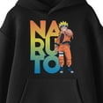 thumbnail image 2 of Naruto Classic Character Pointing With Ombre Text Youth Black Graphic Hoodie-Large, 2 of 4