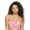 Pink Floral, variant on - Super Soft Modal Bralette - Adjustable Straps, Moisture Wicking Lounge Bralette (Smoke Pearl, Medium)