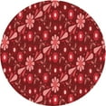 thumbnail image 1 of Ahgly Company Machine Washable Indoor Square Transitional Red Area Rugs, 3' Square, 1 of 7