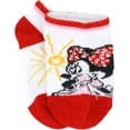thumbnail image 4 of Disney Baby Girls' Minnie Mouse 5 Pack Socks (Shoe Size 4-7), 4 of 6