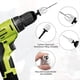 thumbnail image 2 of Adaptador de Mandril de Taladro Sin Llave de 2 Piezas con 20 Brocas, Convertidor de Cambio Rápido Hexagonal de 1/4 Pulgada para Atornillador de , Cambio Rápido., 2 of 6