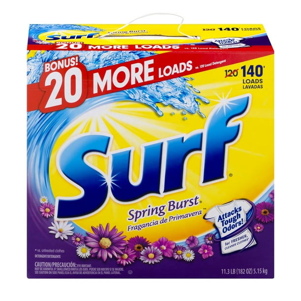 Surf® Spring Burst® Powder Laundry Detergent 182 oz. Box - Walmart.com
