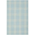thumbnail image 4 of SAFAVIEH Kilim Wasif Plaid Wool Area Rug, Light Blue/Yellow, 3' x 5', 4 of 4