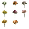 thumbnail image 2 of Billuyoard 5 piezas de flores artificiales, plantas falsas, simulación de crisantemo, flores de seda, arreglo de fiesta, centros de de Hotel Decoración Rosa roja Billuyoard HA084594-05, 2 of 6