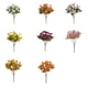 thumbnail image 4 of Flores artificiales de seda Yuarrent 5 piezas Rosa Otoño HA084594-06, 4 of 6