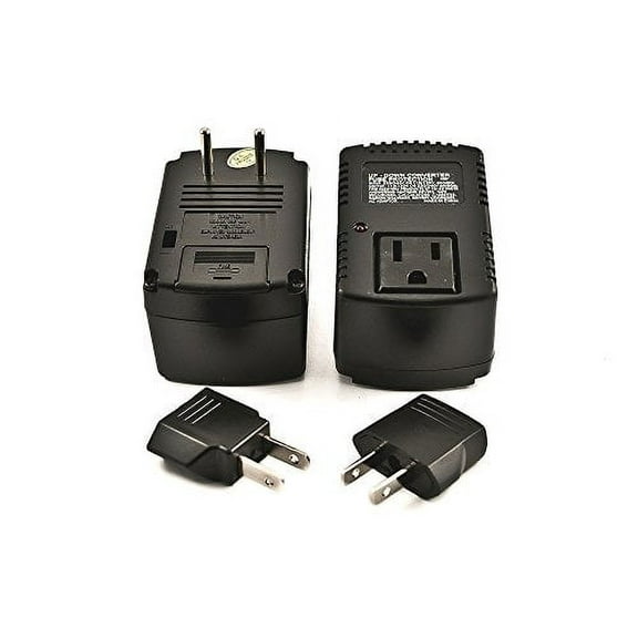 VCT VX-50 Compact 50 Watt Worldwide Travel Step Up Down Voltage Converter with 3 Adapters for 110V 220V 240V