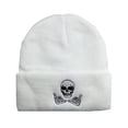 thumbnail image 2 of sunsanly Winter Beanie Hat Men Women Knit Skull Embroidered Warm Beanie Thick Stretchy Unisex Beanie Hat for Daily Wear Outdoor Sports, 2 of 8