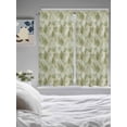 thumbnail image 3 of Bedroom Curtains 63 Inches length, Sage Green Geometric Window Treatment Curtain Drapes, Modern Morocco Abstract Art Rod Pocket Curtain Panels for Living Room Kitchen, 42"x63", 2 Panels, 3 of 7