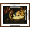 thumbnail image 5 of Art.com The Adoration of the Shepherds, 1622 Giclee Print by Gerrit van Honthorst, Brown Frame Wall Art, 21" x 17", 5 of 5