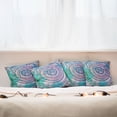 thumbnail image 3 of Ambesonne Ethnic Throw Pillow Cover 4 Pack, Mandala Eastern, 16", Lilac and Blue, 3 of 6
