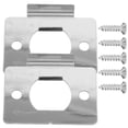 thumbnail image 1 of 2pcs Deadbolt Strike Plate Door Reinforcement Plate Deadbolt Covers Door Reinforcement Kit, 1 of 9
