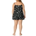 thumbnail image 3 of Agnes Orinda Women's Plus Size Cherry Printed Cami Top with Shorts Pajama Set, 3 of 5